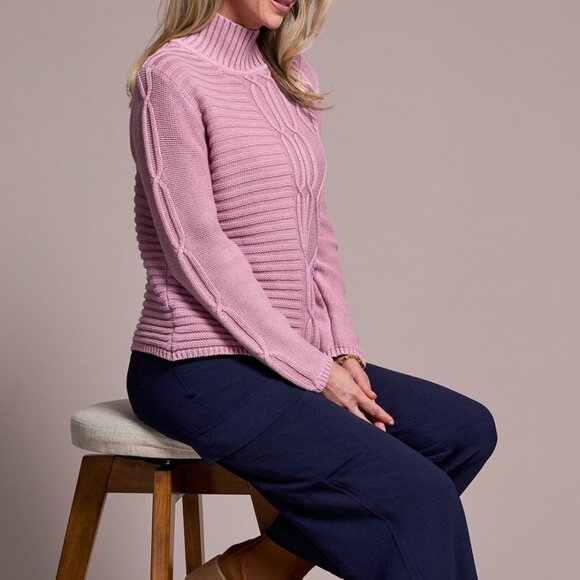 Tribal Cable Sweater - Picture 3 of 4